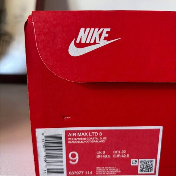 Brand new men’s Nike Airmax LTD 3 tennis shoes size 9 - Picture 7 of 8
